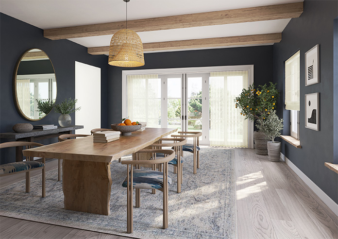 Catania Stripe Voile, Powder Cream - Made to Measure Curtains - Image 8